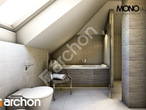 Проект дома ARCHON+ Дом в калатеях 2 (П) вер.2 визуализация ванной (визуализация 3 вид 2)