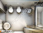 Проект дома ARCHON+ Дом в калатеях 2 (П) вер.2 визуализация ванной (визуализация 3 вид 4)