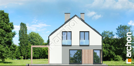 Бочний фасад Будинок у вістерії 8 (Н)