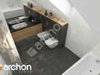Проект будинку ARCHON+ Будинок у вістерії 8 (Н) візуалізація ванни (візуалізація 3 від 4)