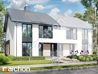 Проект дома ARCHON+ Дом в фиалках 16 (Р2Б) вер.3 