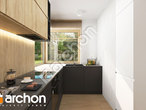 Проект дома ARCHON+ Дом в винограде 7 визуализация кухни 1 вид 2