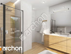 Проект будинку ARCHON+ Будинок у винограді 7 візуалізація ванни (візуалізація 3 від 3)