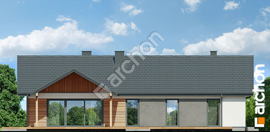 Боковой фасад Дом в барбарисах 2 (Г2)