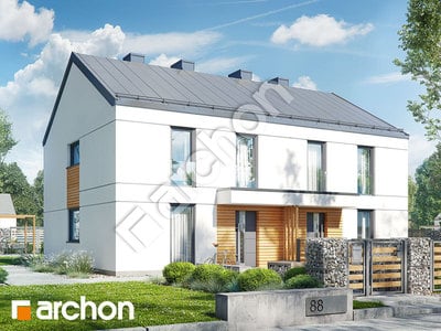 Проект дома ARCHON+ Дом в тунбергиях 3 (Р2) 