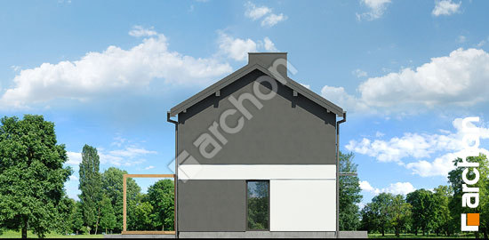 Боковой фасад Дом в эверниях 3