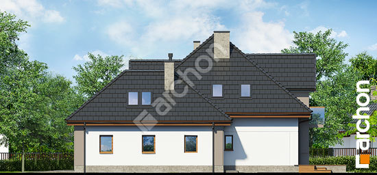 Боковой фасад Дом в нагетках 2 (Н) 