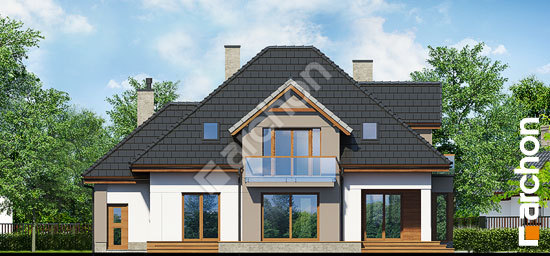 Дворовой фасад Дом в нагетках 2 (Н) 