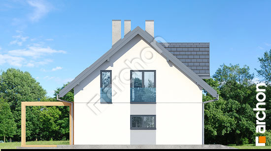 Бочний фасад Будинок яблонках 17