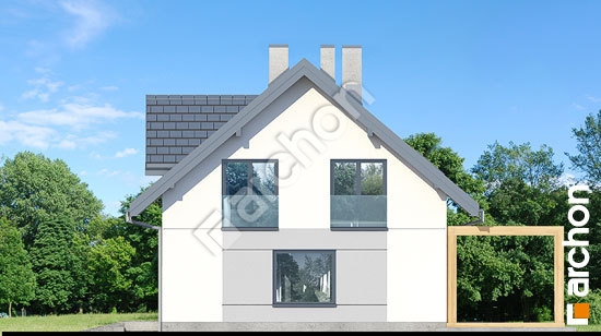 Бочний фасад Будинок яблонках 17