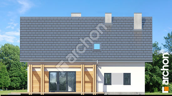 Дворовий фасад Будинок яблонках 17