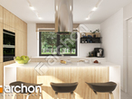 Проект дома ARCHON+ Дом в яблонках 17 визуализация кухни 1 вид 1