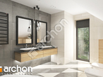 Проект будинку ARCHON+ Будинок яблонках 17 візуалізація ванни (візуалізація 3 від 1)