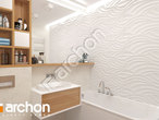 Проект дома ARCHON+ Дом в фиалках (Р2С) визуализация ванной (визуализация 3 вид 1)