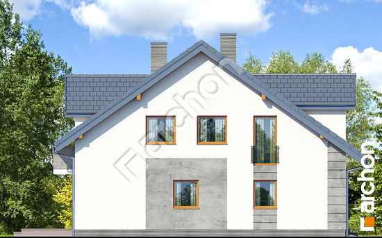 Бочний фасад Будинок під гінко 7 (ГР2)