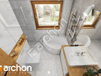 Проект будинку ARCHON+ Будинок під гінко 7 (ГР2) візуалізація ванни (візуалізація 3 від 4)