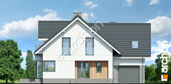 Передній фасад Будинок в рододендронах 27