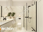Проект будинку ARCHON+ Будинок в коручках 4 візуалізація ванни (візуалізація 3 від 4)