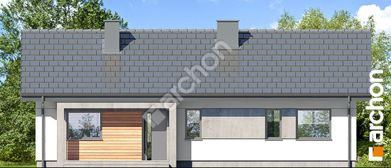 Передний фасад Дом в коручках 4