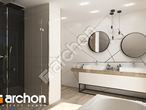Проект будинку ARCHON+ Будинок в карісіях 2 (Г2) візуалізація ванни (візуалізація 3 від 1)