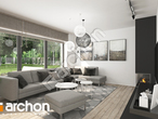 Проект дома ARCHON+ Дом в кариссиях 2 (Г2) дневная зона (визуализация 1 вид 1)