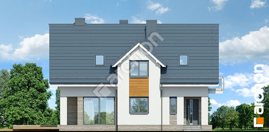 Передний фасад Дом в циновках (П)