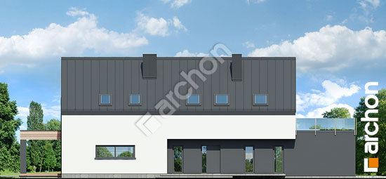 Бочний фасад Будинок в агапантах 2 (Г2)