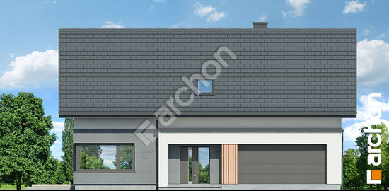 Передній фасад Будинок в ізопірумі 14 (Г2Е)