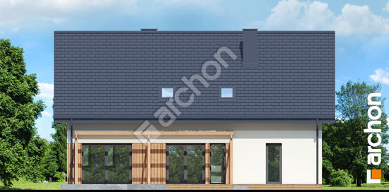 Дворовой фасад Дом в аммобиуме 4 (Г2)