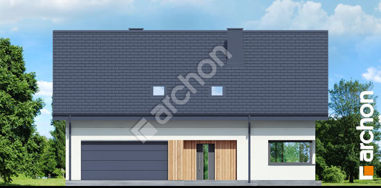 Передній фасад Будинок в аммобіумі 4 (Г2)