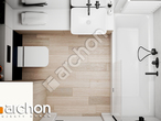 Проект будинку ARCHON+ Будинок в фіалках 9 (Р2Б) вер.2 візуалізація ванни (візуалізація 3 від 4)