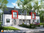 Проект будинку ARCHON+ Будинок в цикламенах 5 (Б) вер. 2 візуалізація усіх сегментів