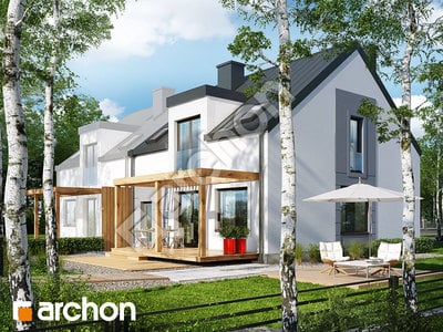 Проект будинку ARCHON+ Будинок в цикламенах 5 (Б) вер. 2 Вид 2