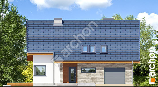 Передний фасад Дом в бровниках 3