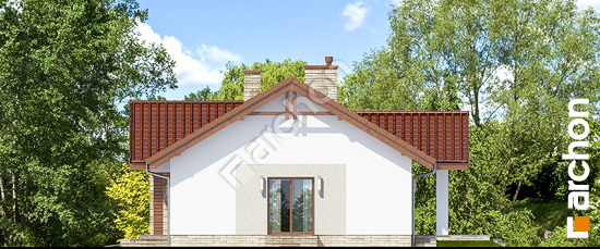 Боковой фасад Дом в лещиновнике 3