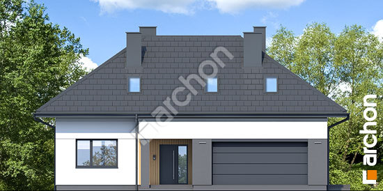 Передний фасад Дом в ясене 2 (Г2)