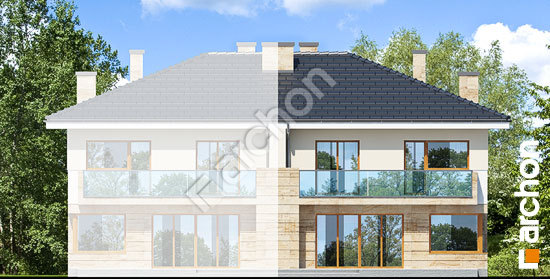 Дворовий фасад Вілла Юлія 4 (Б)