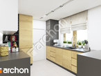 Проект дома ARCHON+ Дом в айдаредах (Г2) вер.2 визуализация кухни 1 вид 1