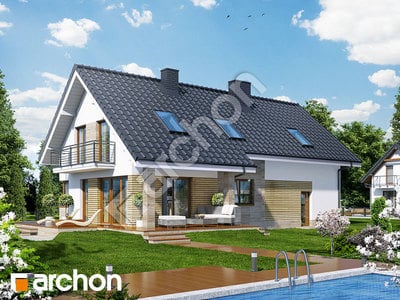 Проект будинку ARCHON+ Будинок в айдаредах (Г2) вер.2 Вид 2