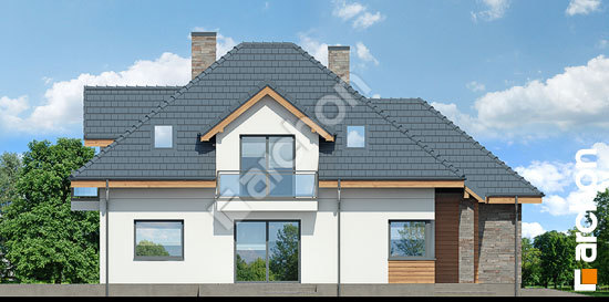 Боковой фасад Дом в сансевиериях (Г2)