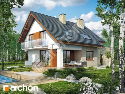 Проект будинку ARCHON+ Будинок в глостерах (Г2) Вид 2