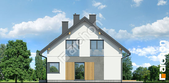 Боковой фасад Дом в малиновках 22