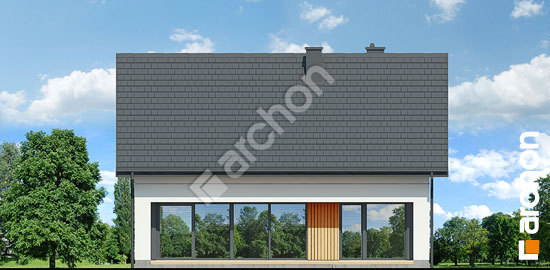 Дворовой фасад Дом в малиновках 22