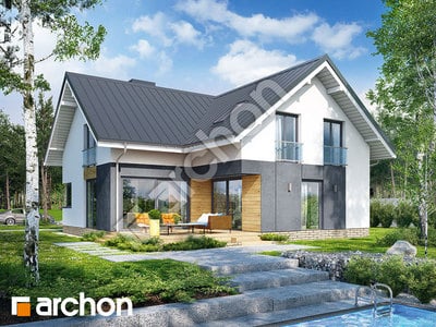 Проект будинку ARCHON+ Будинок в ельстарах (Г2) Вид 2