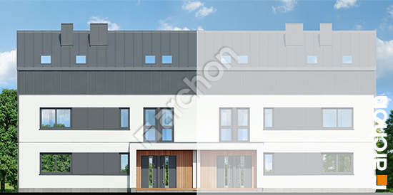 Передній фасад Будинок в халезіях 6 (Р2Б) вер.2