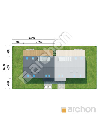 Проєкт будинку ARCHON+ Будинок в халезіях 6 (Р2Б) вер.2 Ситуація
