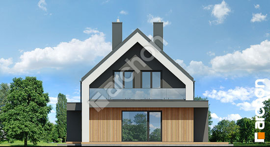 Боковой фасад Дом в хлорофитуме 27