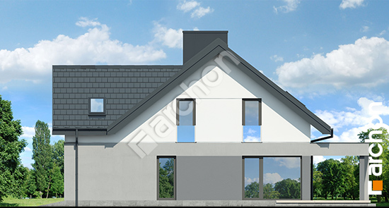 Боковой фасад Дом в гречке (Г2)