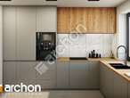 Проект будинку ARCHON+ Будинок в гречці (Г2) візуалізація кухні 1 від 2