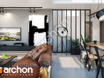 Проект будинку ARCHON+ Будинок в гречці (Г2) денна зона (візуалізація 1 від 7)